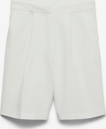 Loosefit Pantalon à plis VERO MODA en blanc : devant