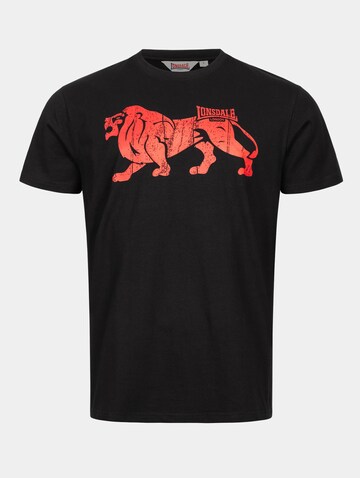 LONSDALE T-Shirt in Schwarz: Vorderseite