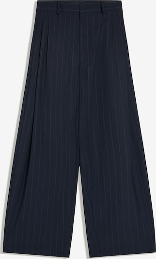 Bershka Pantalon à pince en 50-52 en bleu marine / gris foncé, Vue avec produit