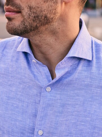 Suitable Comfort Fit Hemd‌‌‌‌‌‌‌‌‌‌ in Blau
