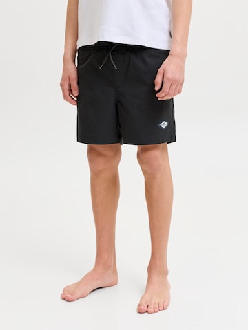 Jack & Jones JuniorKupaće hlače 'JPSTMaui' - crna boja: prednji dio