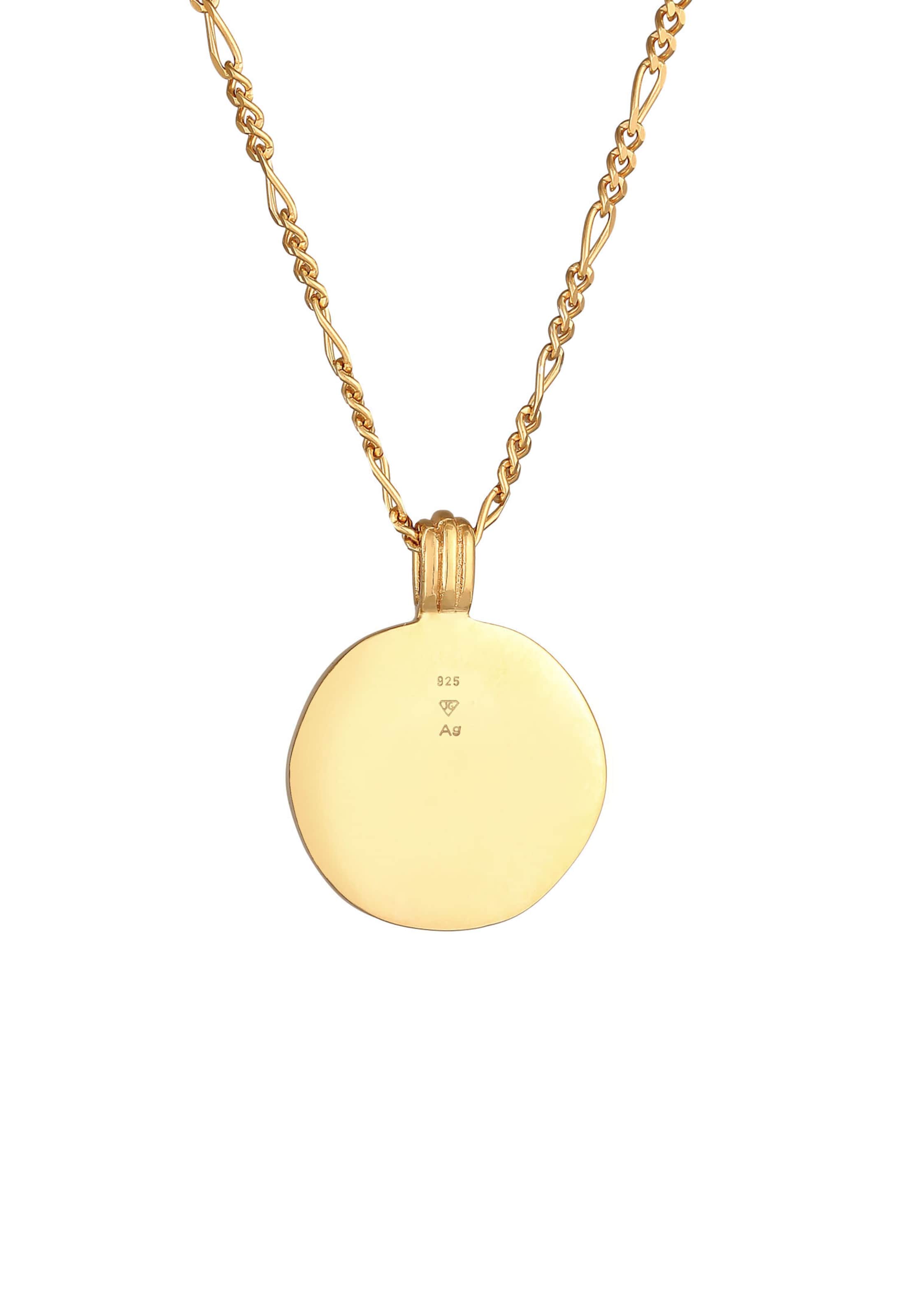 ELLI Ketting 'Sonne, Sterne, Yin und Yang' in Goud