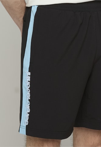 Sergio Tacchini Normální Sportovní kalhoty 'Goccia' – černá