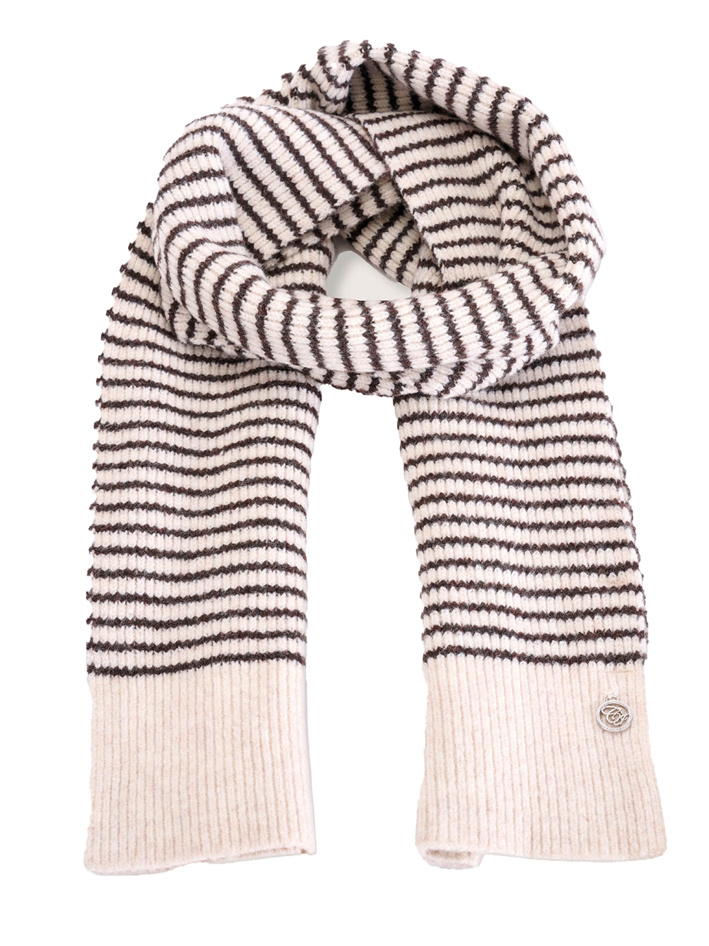 Camomilla Italia Scarf in Beige: front