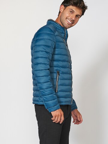 KOROSHI Between-Season Jacket in Blue