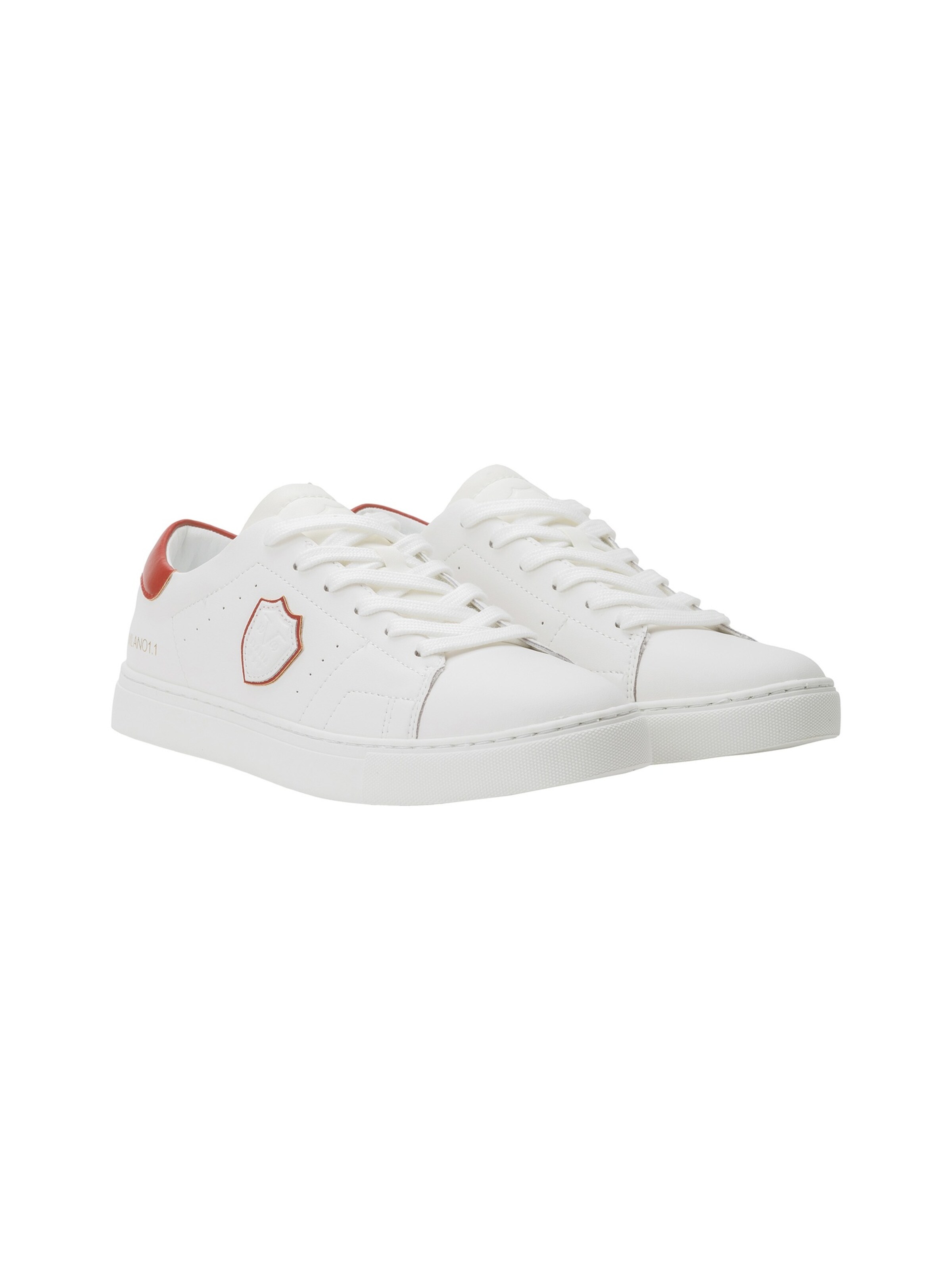 19V69 ITALIA Platform trainers 'Pius' in White