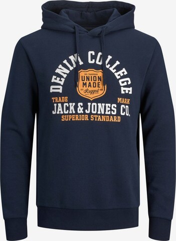 Jack & Jones Plus Sweatshirt in Blue: front