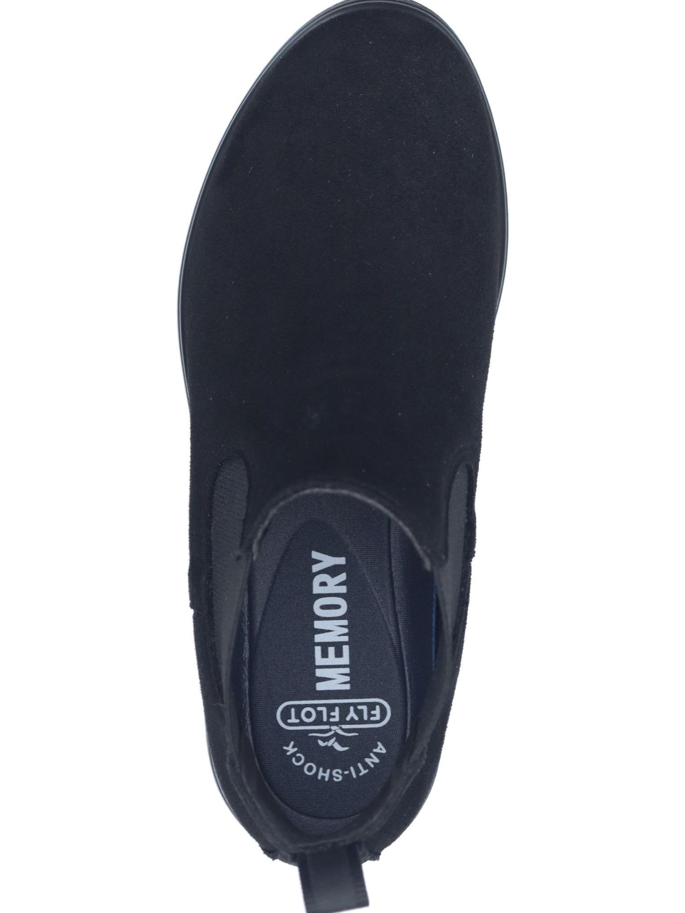 FLY FLOT Ankle Boots in Black