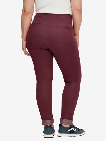 SHEEGO Slimfit Leggings in Rot