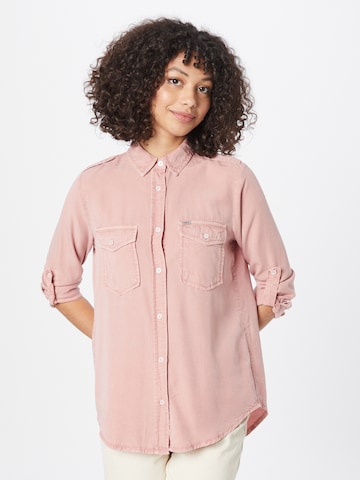 Camicia da donna 'Simele' di LTB in rosa: frontale