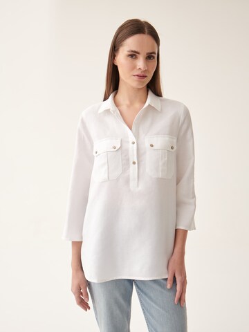 TATUUM Blouse 'Baleko' in White: front