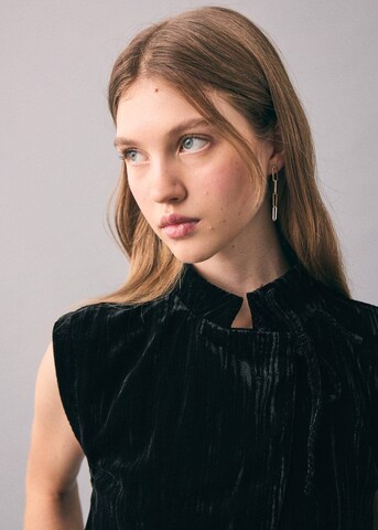 MANGO TEEN Top in Black