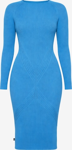 Süel knitwear - Vestido de punto 'Gabi' en azul: frente