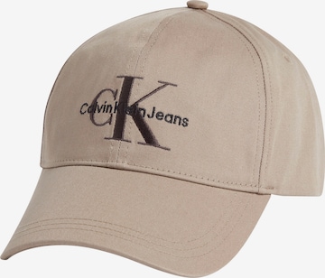 Calvin Klein Jeans - Gorra en beige: frente