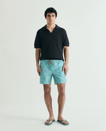 Scalpers Classic Skull Swimsuit ' ' in Grün: Vorderseite