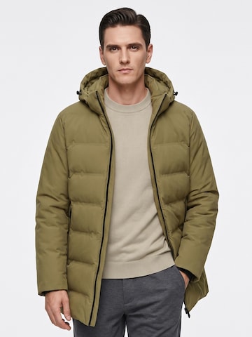 ALLTHEMEN Winter Jacket 'Wärmekammer' in Green: front