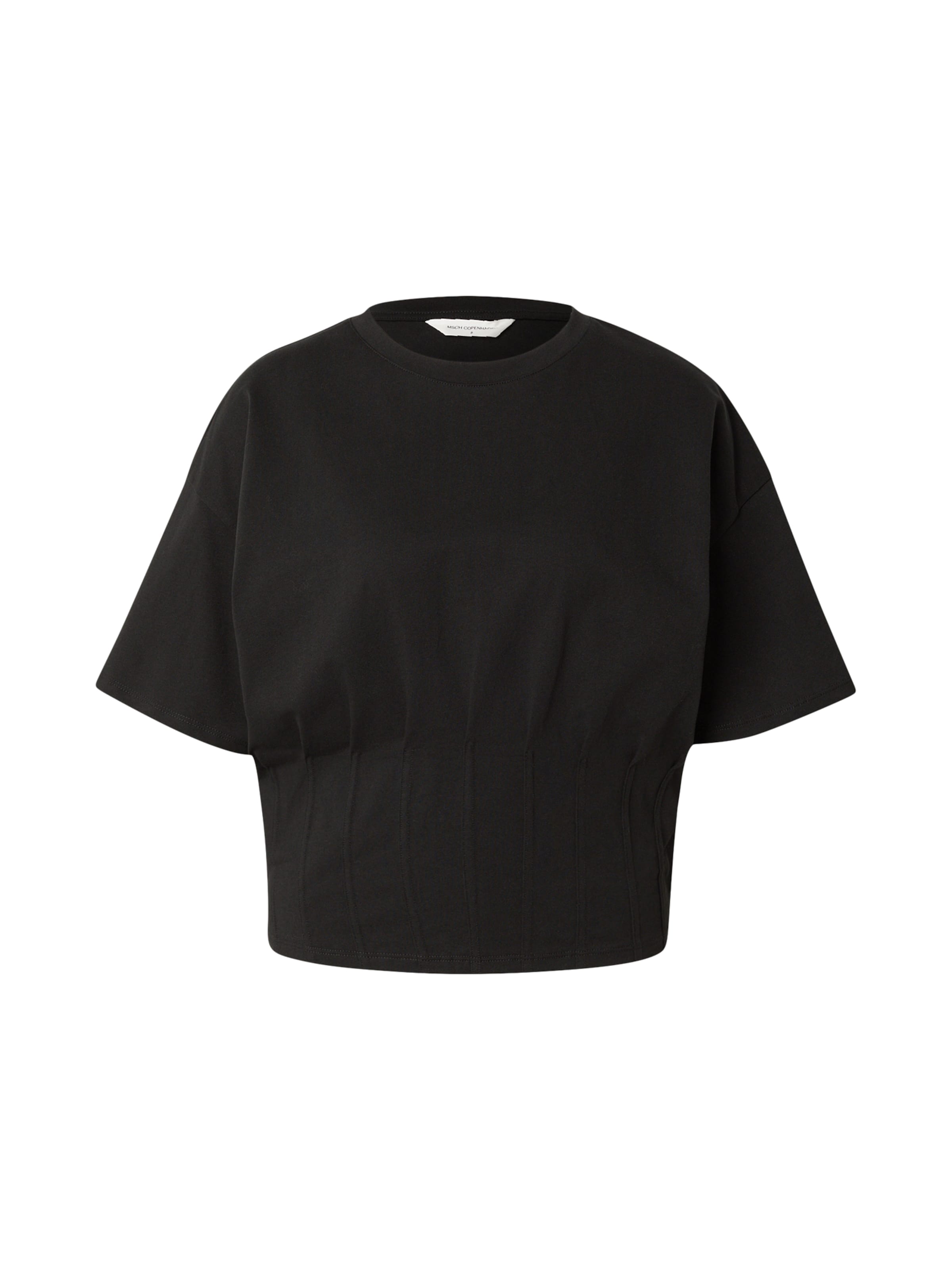 MSCH COPENHAGEN - Camiseta 'Kadance' en negro: frente