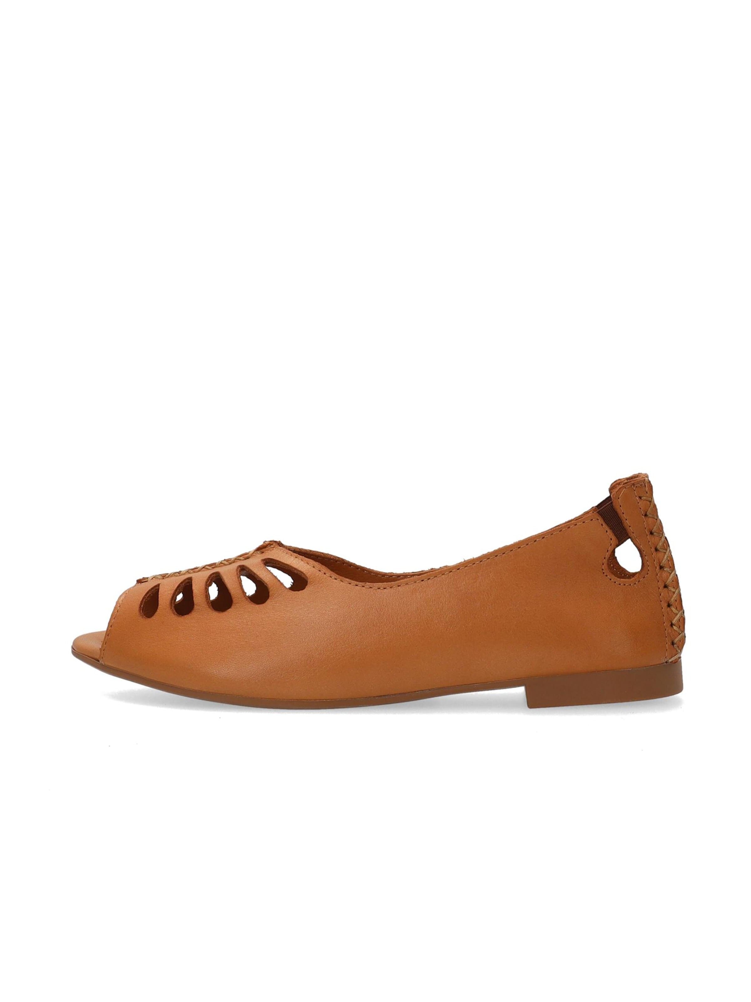 VENEZIA Ballet Flats in Brown: front