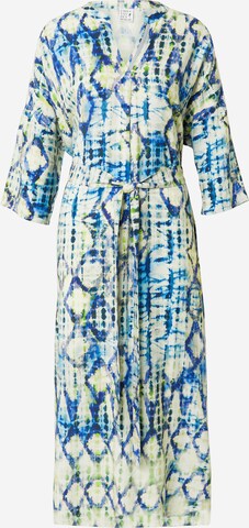 Robe Emily Van Den Bergh en bleu : devant