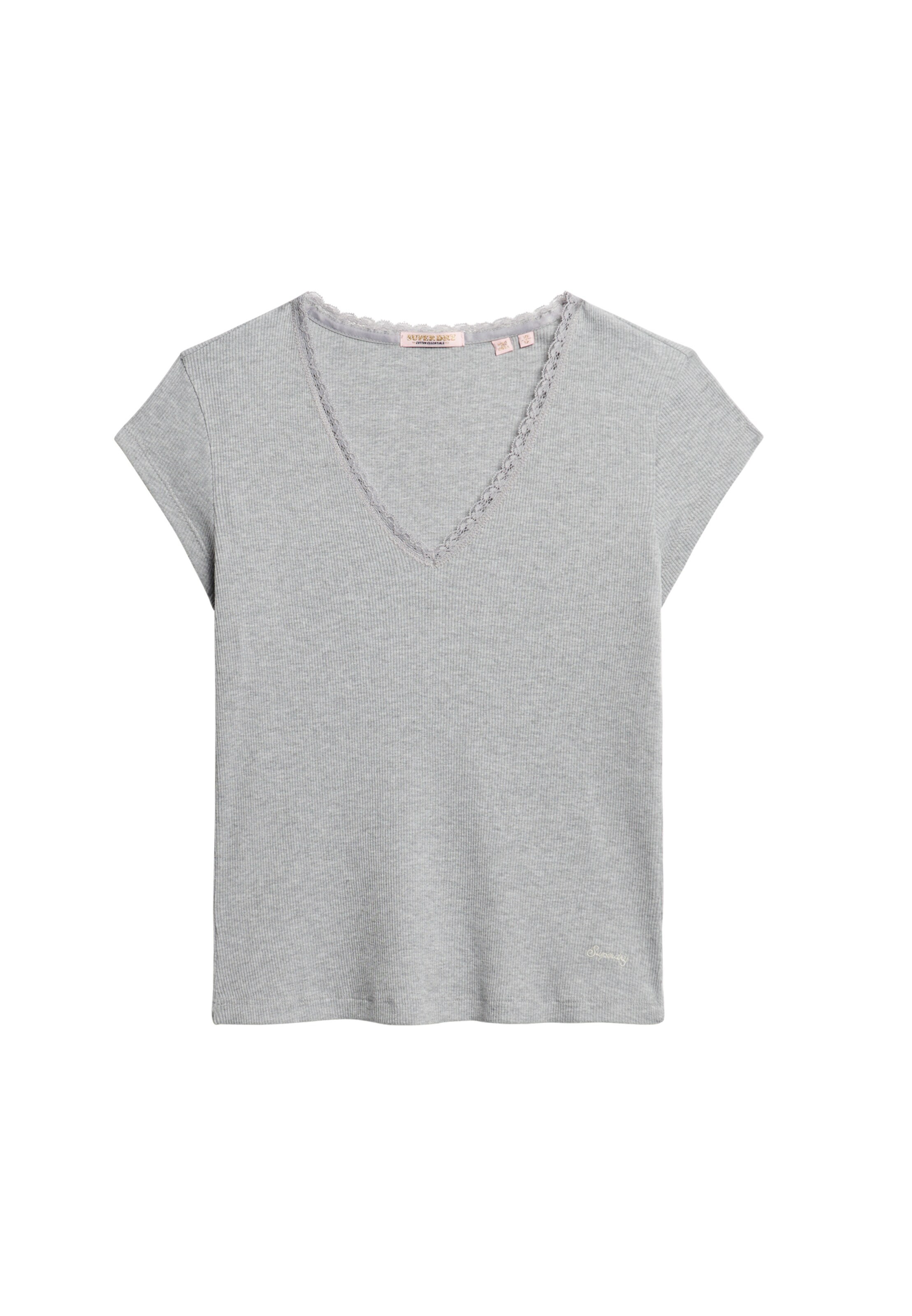 T-shirt Superdry en gris : devant