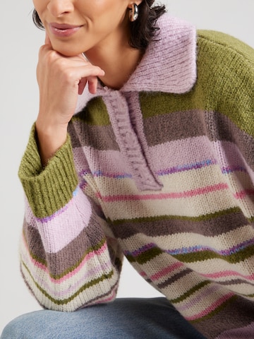 Pull-over 'PCRYE' PIECES en vert