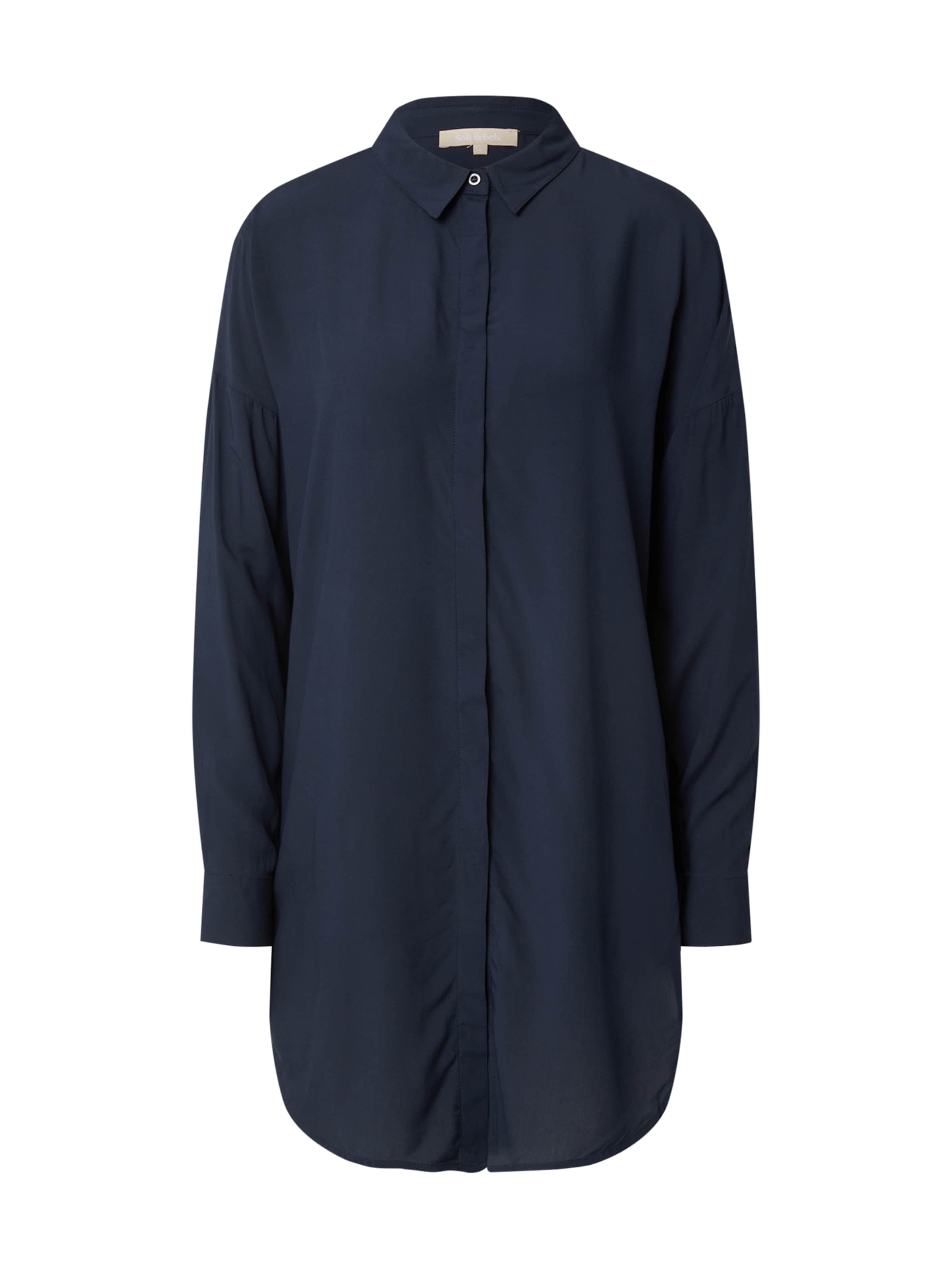 Soft Rebels Blúzka 'Freedom' - Modrá: predná strana