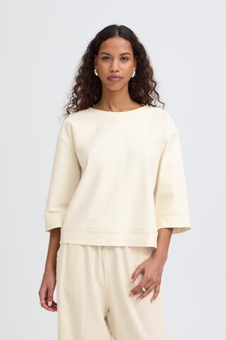 ICHI Bluse 'IHKATE' i beige: forside