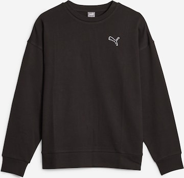 PUMA Athletic Sweatshirt 'Better Essentials' in Black: front