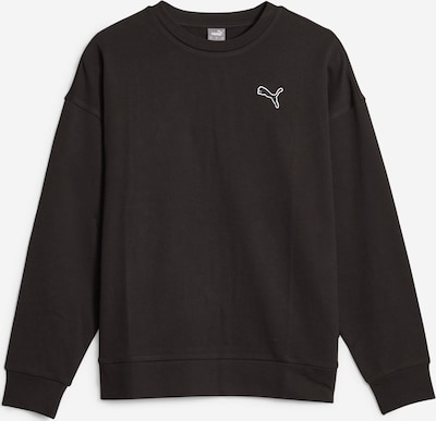 PUMA Sportief sweatshirt 'Better Essentials' in de kleur Zwart / Wit, Productweergave