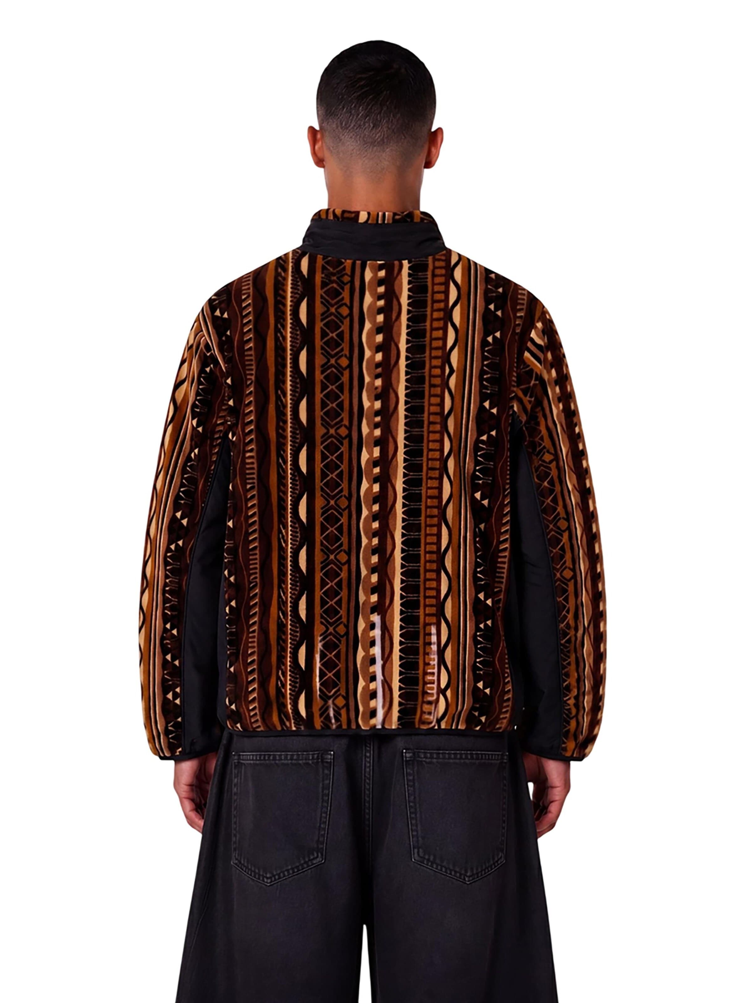 Colucci Fleece Jacket 'Signature' in Brown