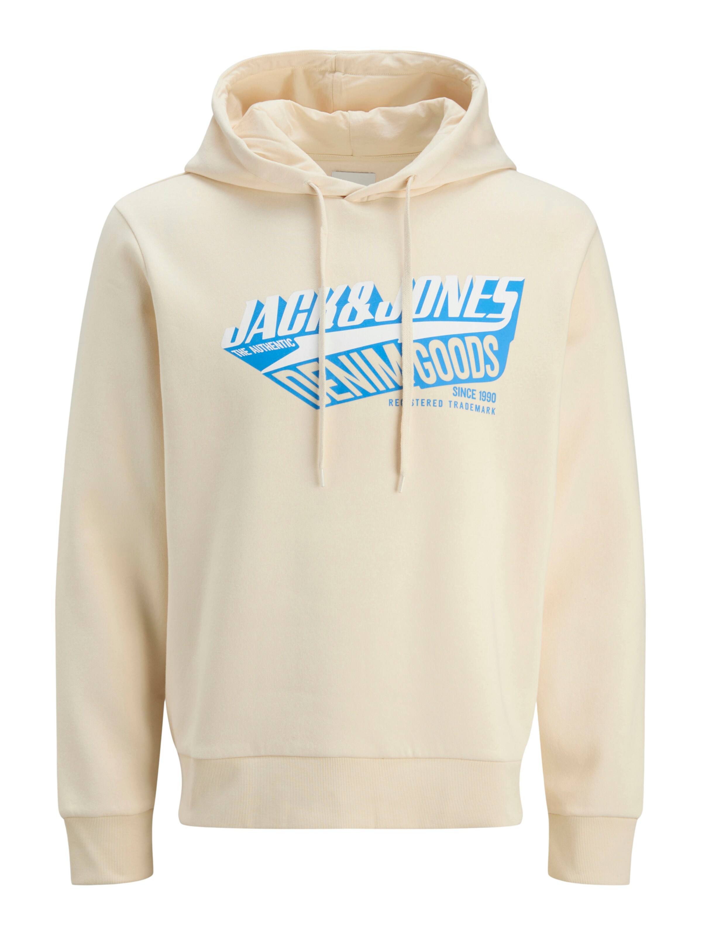 JACK & JONES Свитшот в Белый: спереди