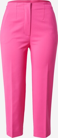 Marks & Spencer Regular Панталон с ръб 'Mia' в розово: отпред