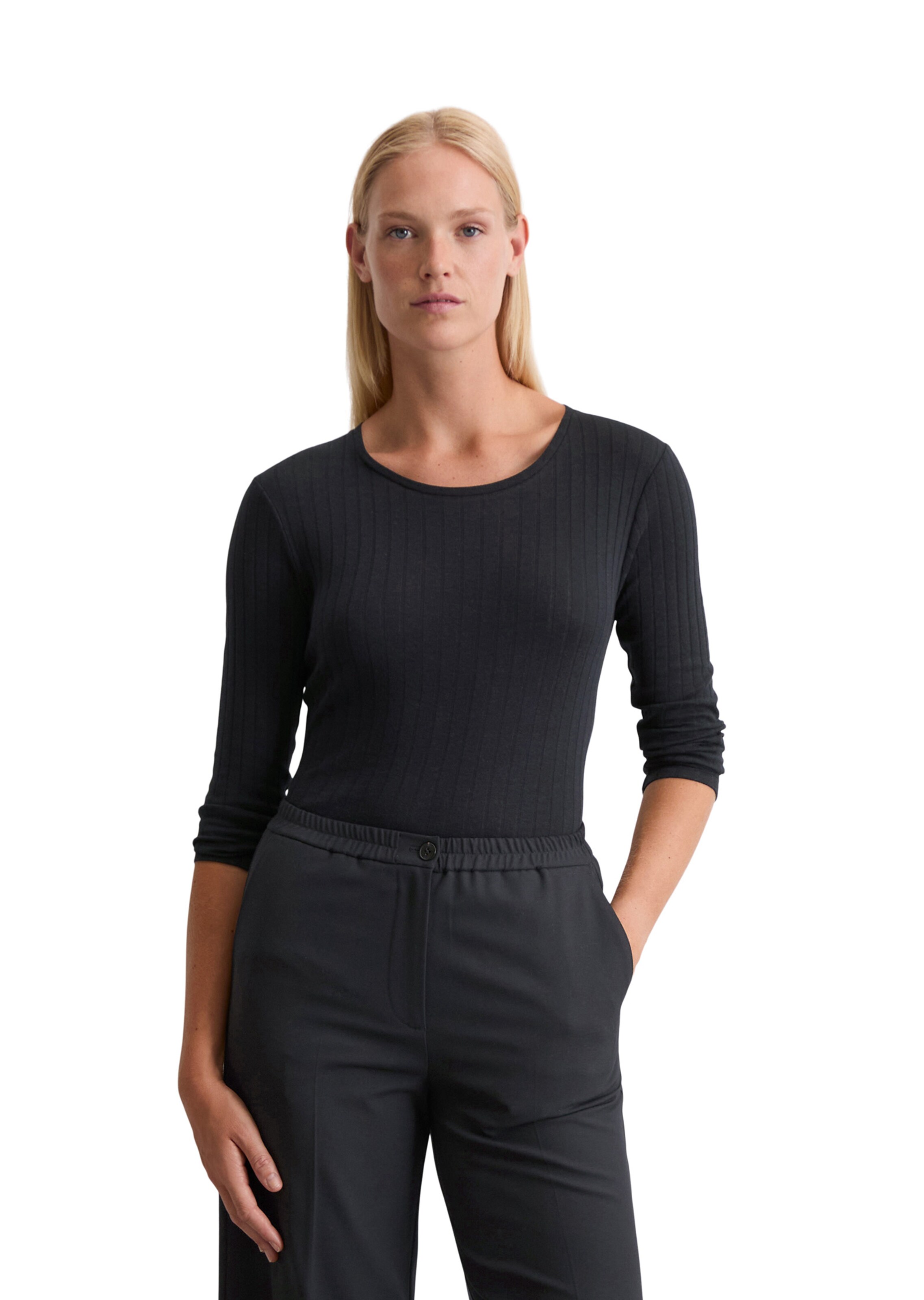 T-shirt Marc O'Polo en bleu : devant