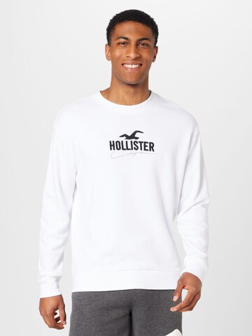 HOLLISTER Sweatshirt in Weiß: predná strana