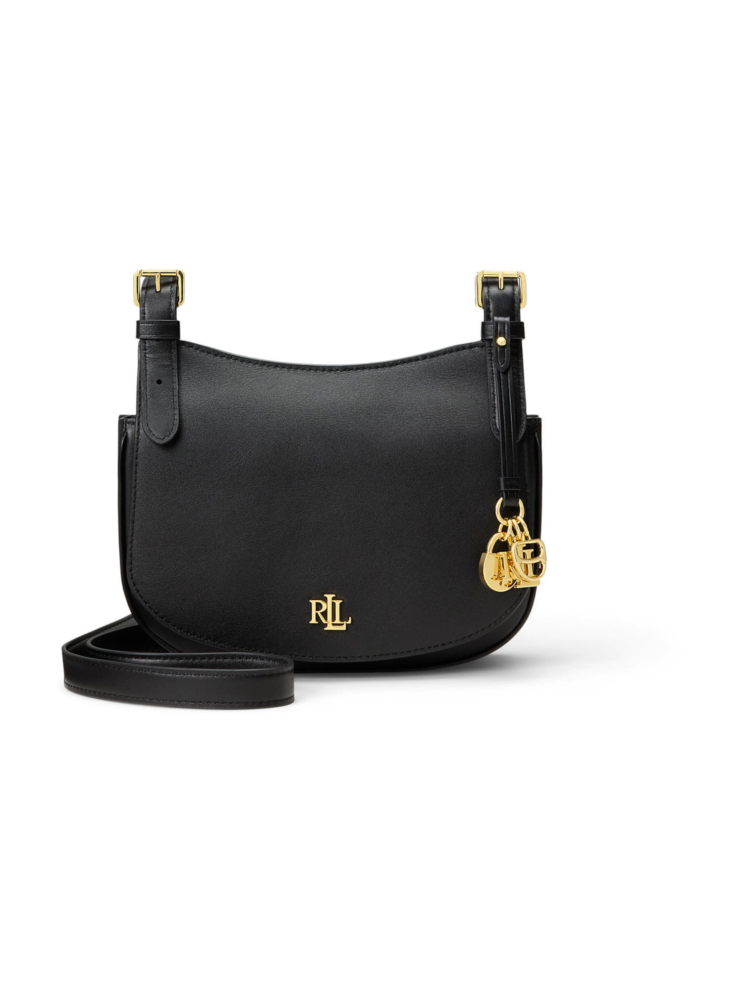 Sac à bandoulière 'MARCY' Lauren Ralph Lauren en noir : devant