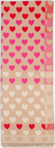 Marie Lund Sjaal in Bruin: voorkant