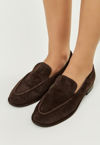 CESARE GASPARI Slip-ons in Brown