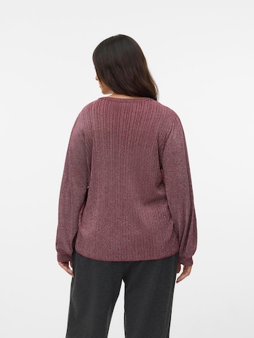 Vero Moda Curve Sweater 'VMCTalia' in Red