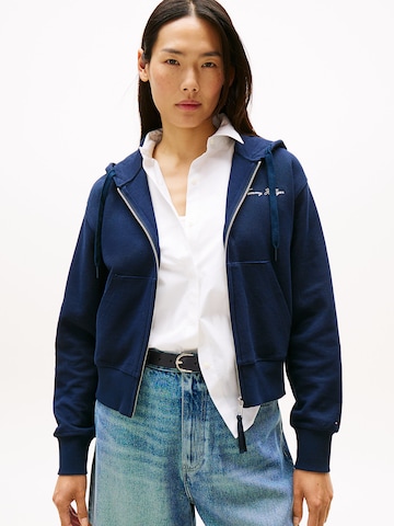 TOMMY HILFIGER Sweatjacke in Blau: Vorderseite