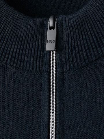 MANGO MAN Cardigan 'Luxusc' i blå