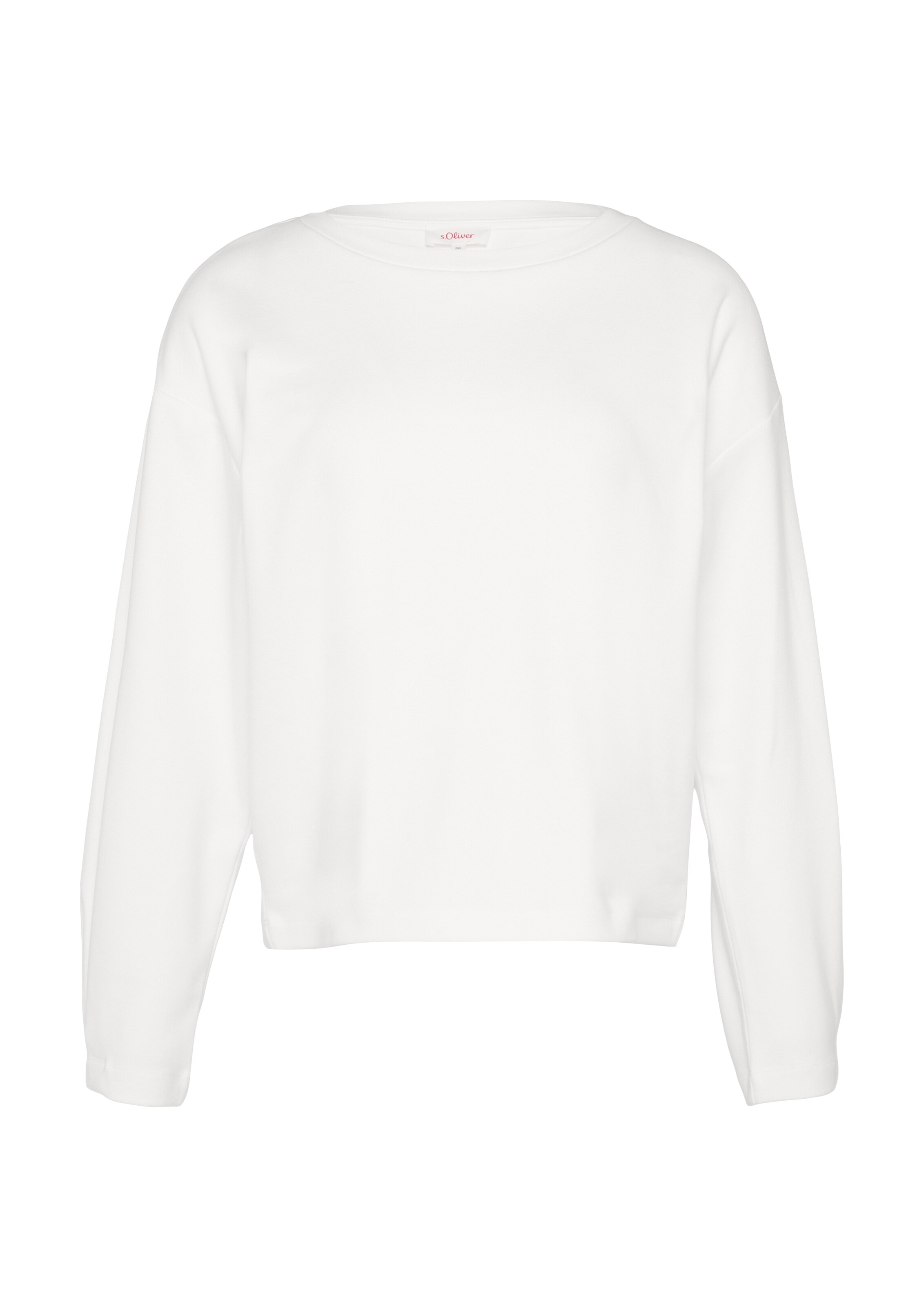 s.Oliver Sweatshirt in Beige: voorkant