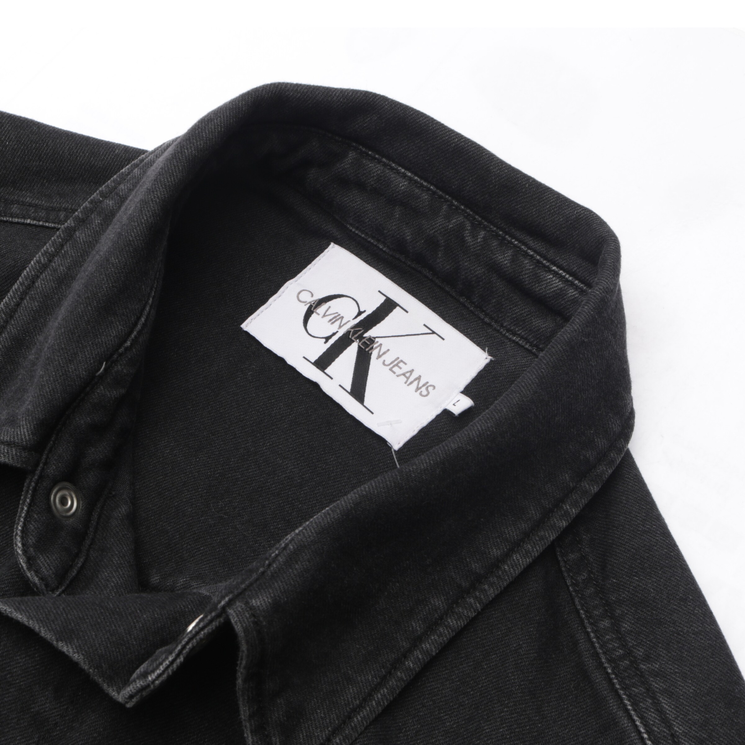 Calvin Klein Jacket & Coat in L in Black