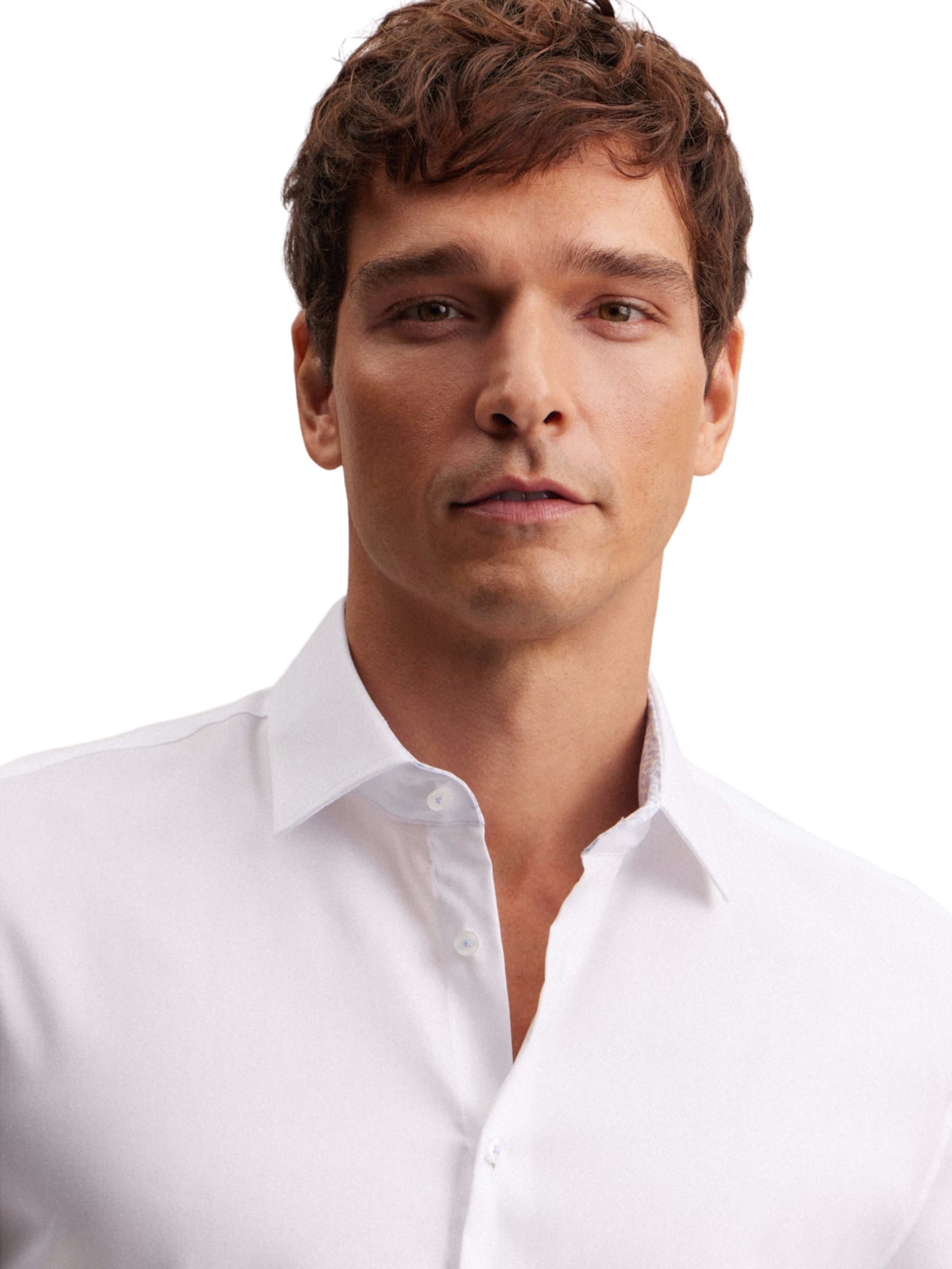 Coupe slim Chemise business SEIDENSTICKER en blanc