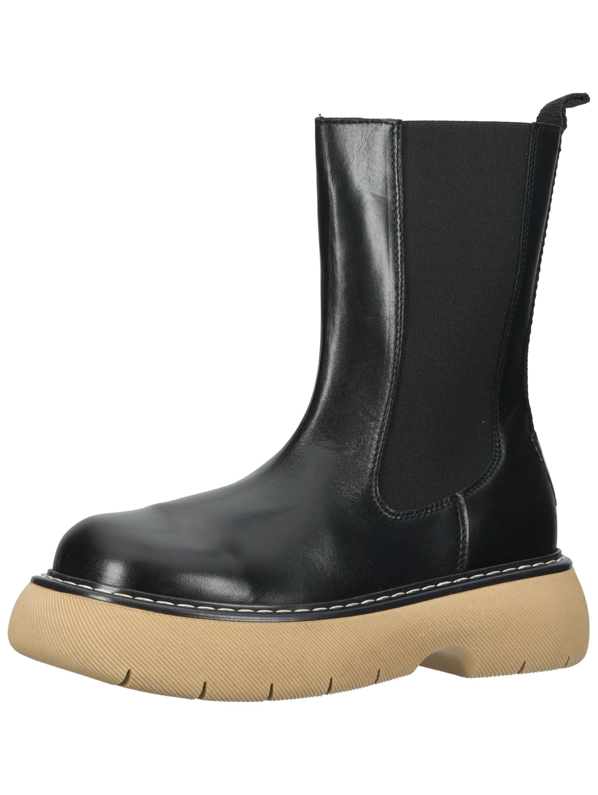 STEVE MADDEN Enkellaarsjes in Zwart: voorkant
