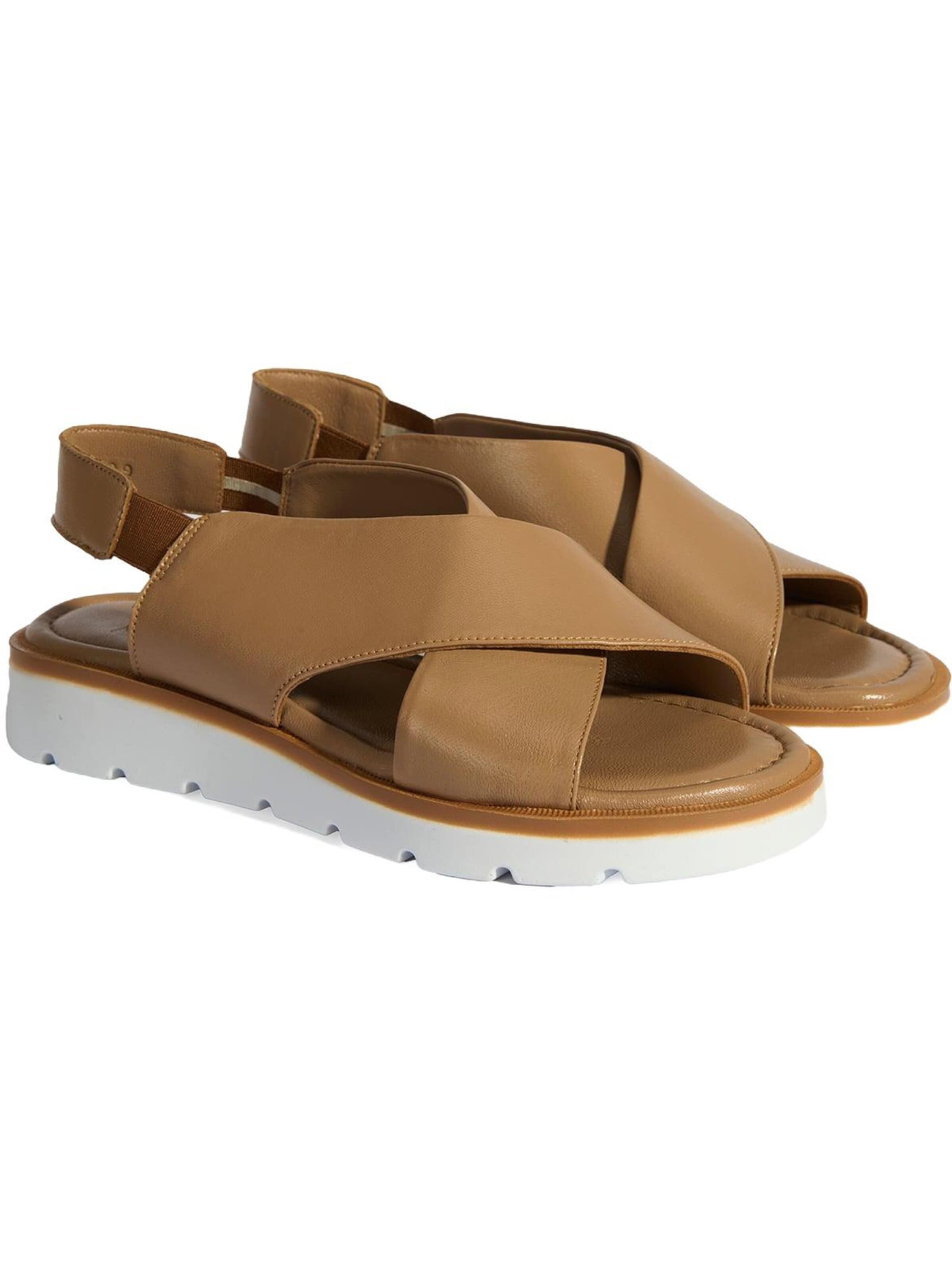 Sandales 'Sandalen' Desa en beige : devant