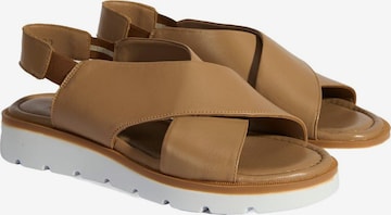 Sandales 'Sandalen' Desa en beige : devant