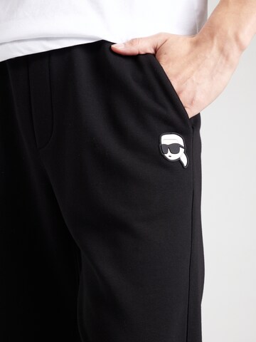 Karl Lagerfeld - Tapered Pantalón en negro