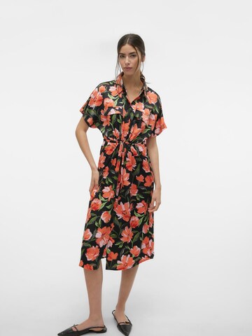VERO MODA Платье-рубашка 'VMLILLIAN' в Черный