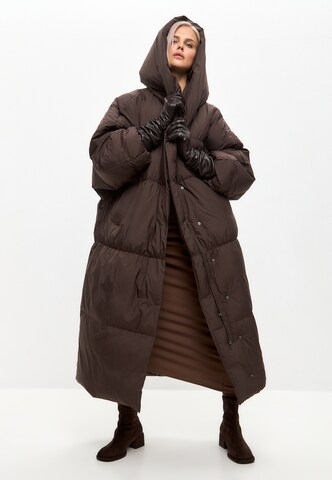 Manteau d’hiver CESARE GASPARI en marron