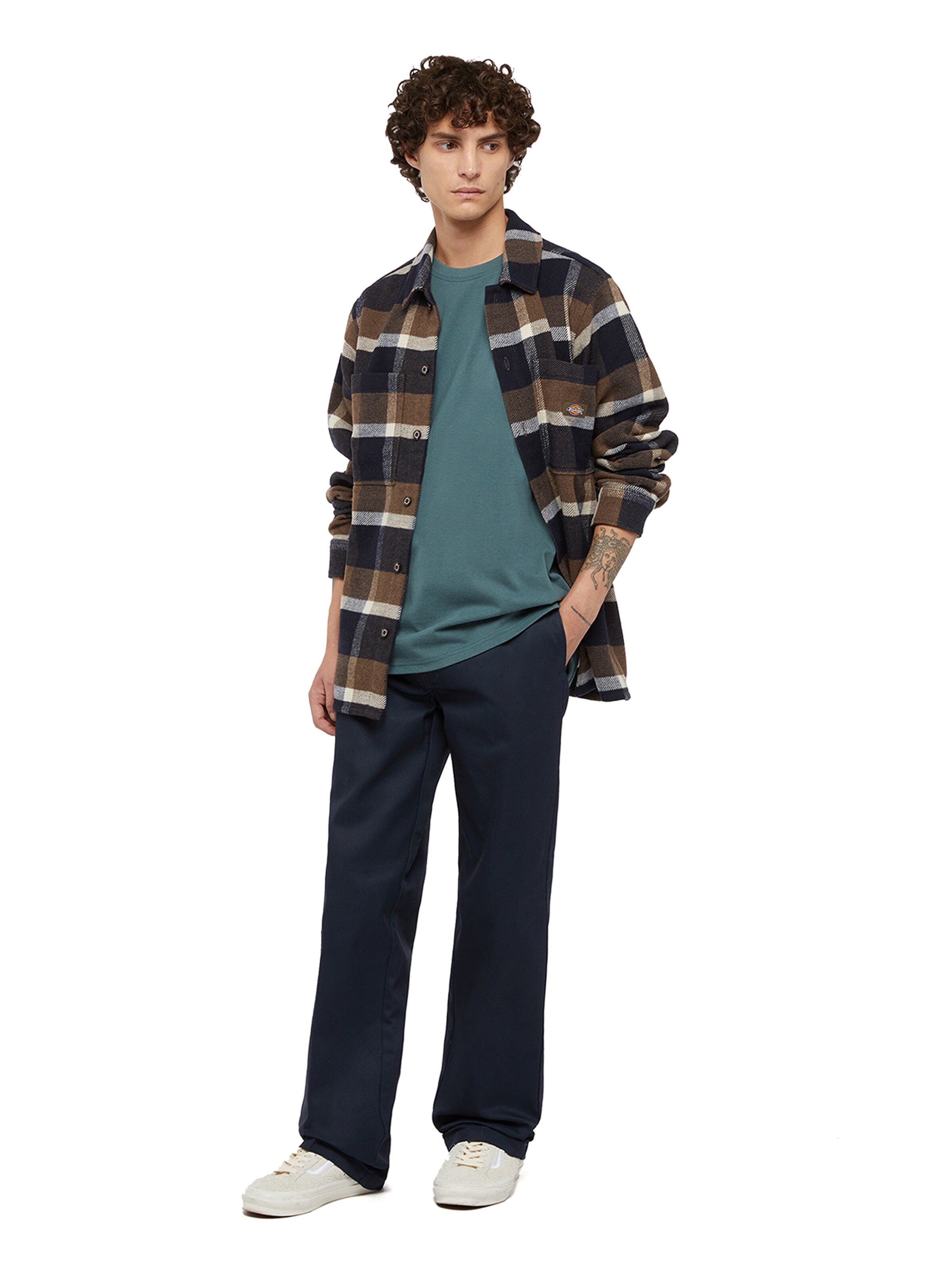 Tricou 'CLANCY ' de la DICKIES pe verde